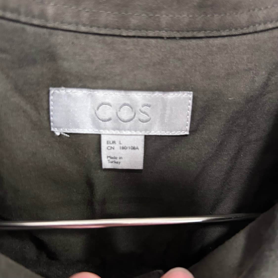 코스 울 포켓 미니멀 크롭 셔츠 상품이미지3