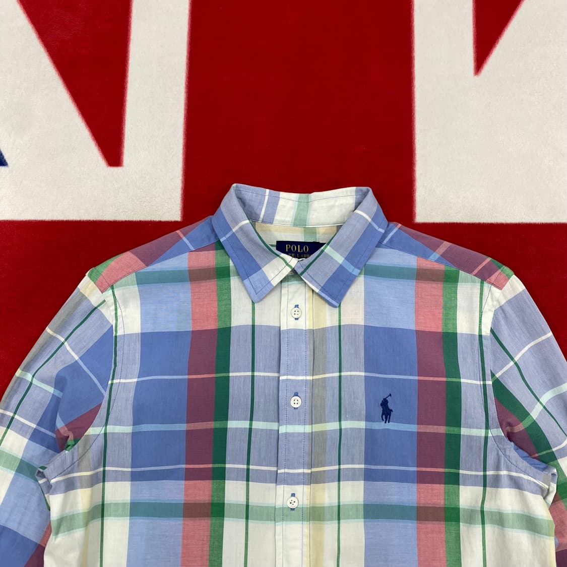 폴로 체크 셔츠 XS  상품이미지3