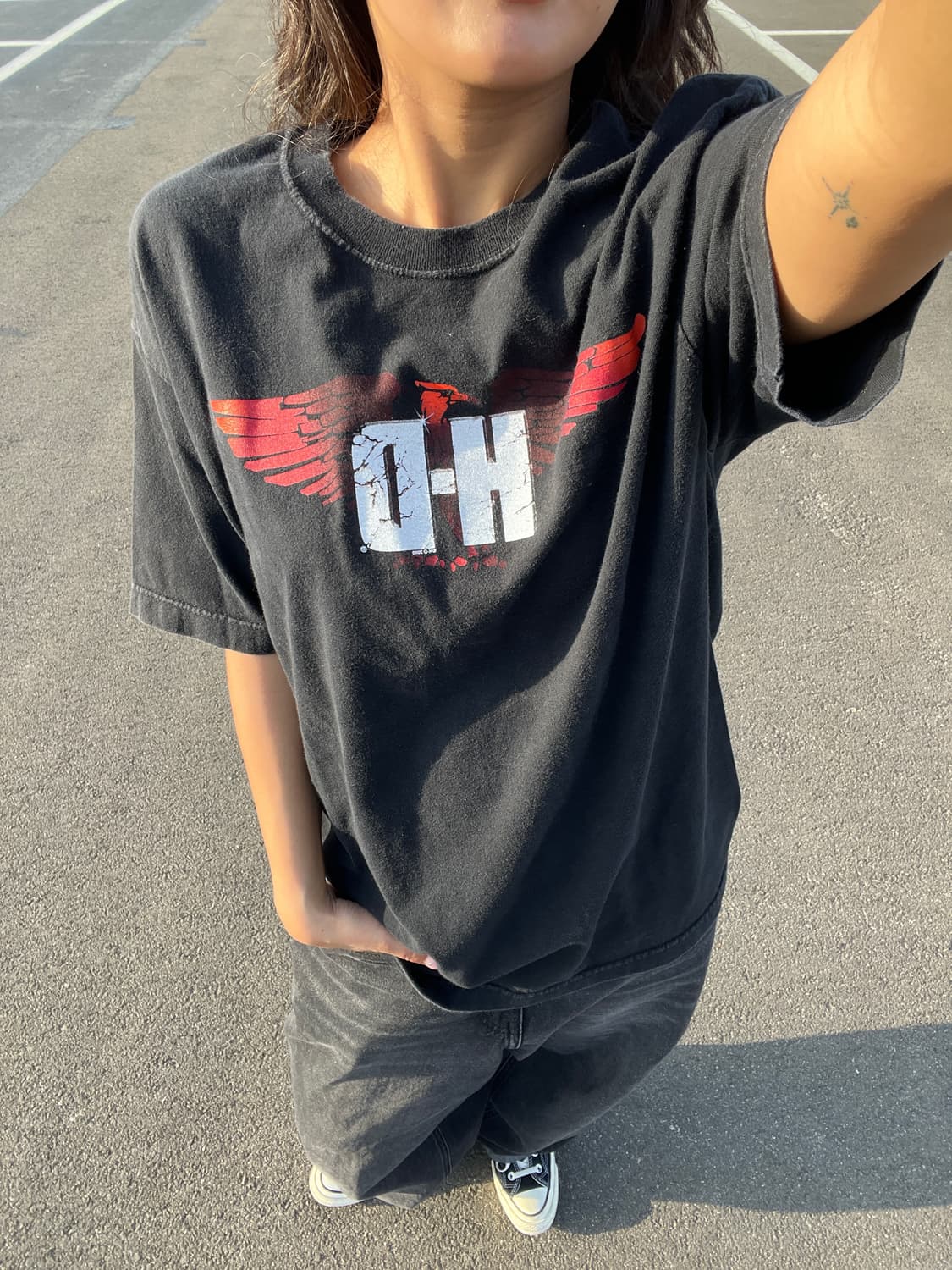 00s USA 할리데이비슨 ‘아이다호 모스코바’ 티셔츠 상품이미지1