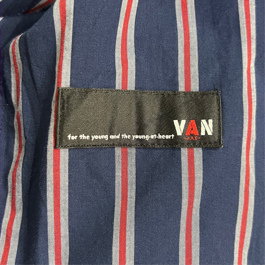 [L] VAN JAC 스트라이프 코튼 블레이저 자켓 15565 상품이미지7
