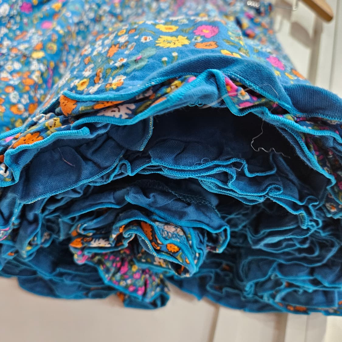 꽃무늬 프릴 미니 스커트 상품이미지4