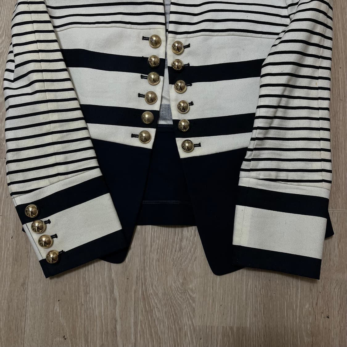 질스튜어트 JILLSTUART 여성 스트라이프 자켓 M 상품이미지3