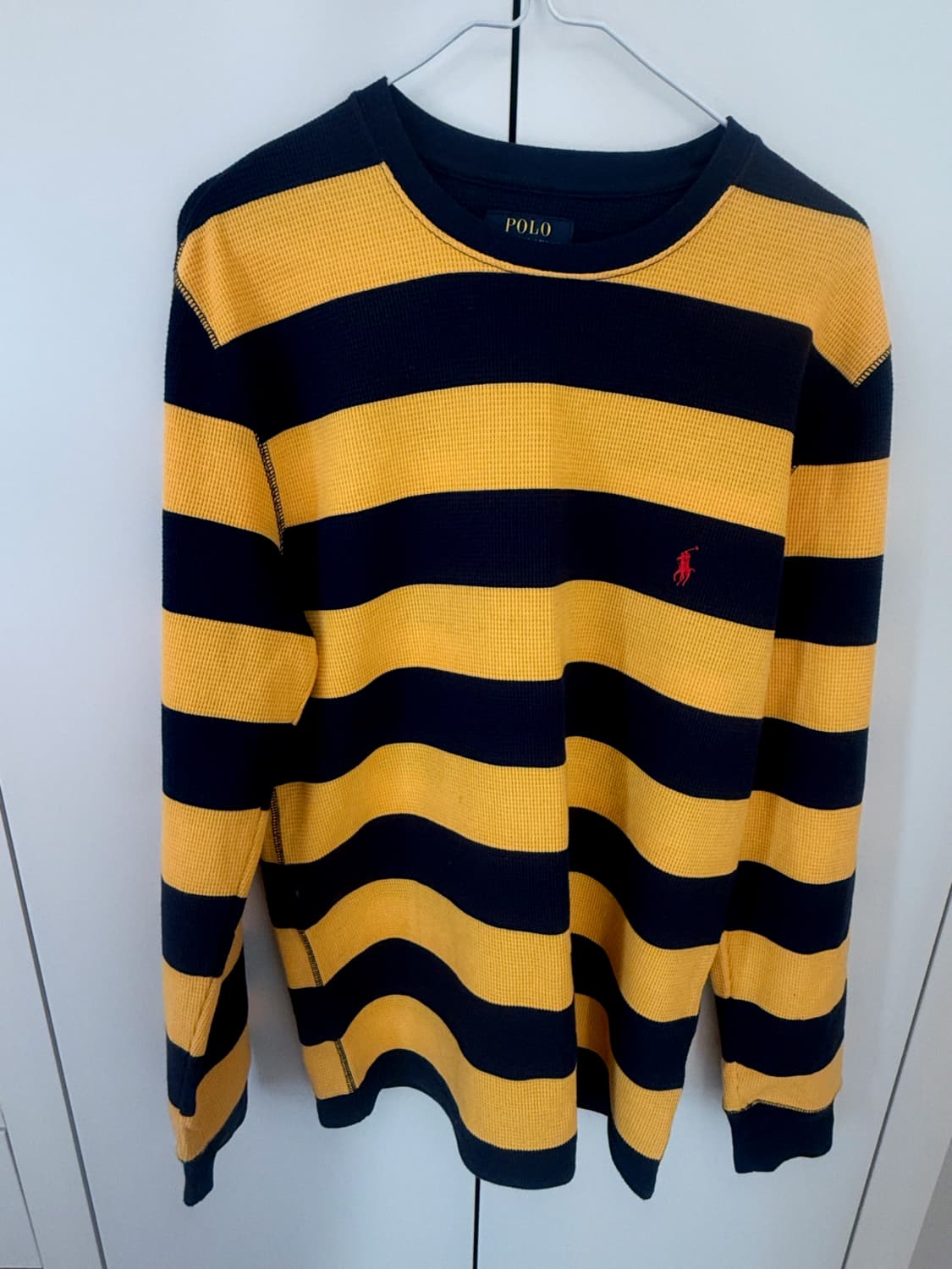 폴로랄프로렌 스트라이프 와플 긴팔티셔츠 상품이미지1