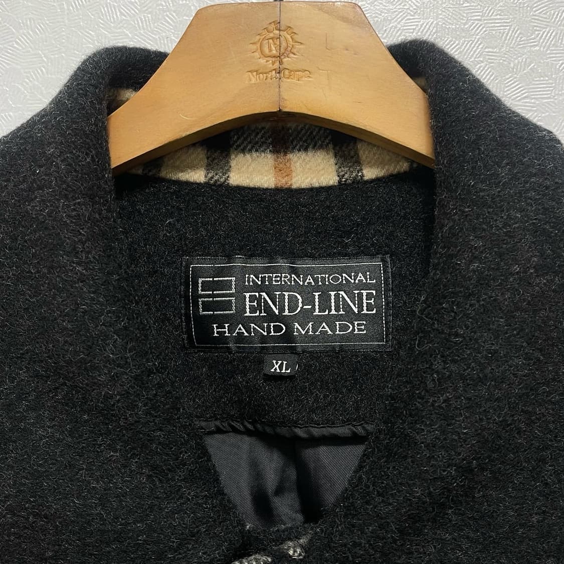 빈티지 올드스쿨 램스울 핸드메이드 코트 상품이미지7