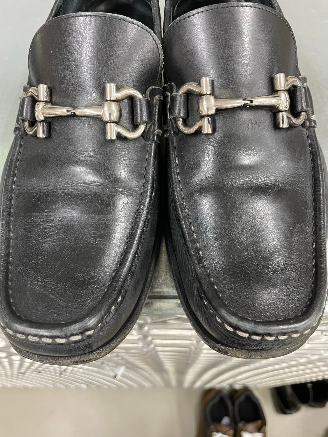 페레가모 간치니 레더 로퍼 7.5  상품이미지7