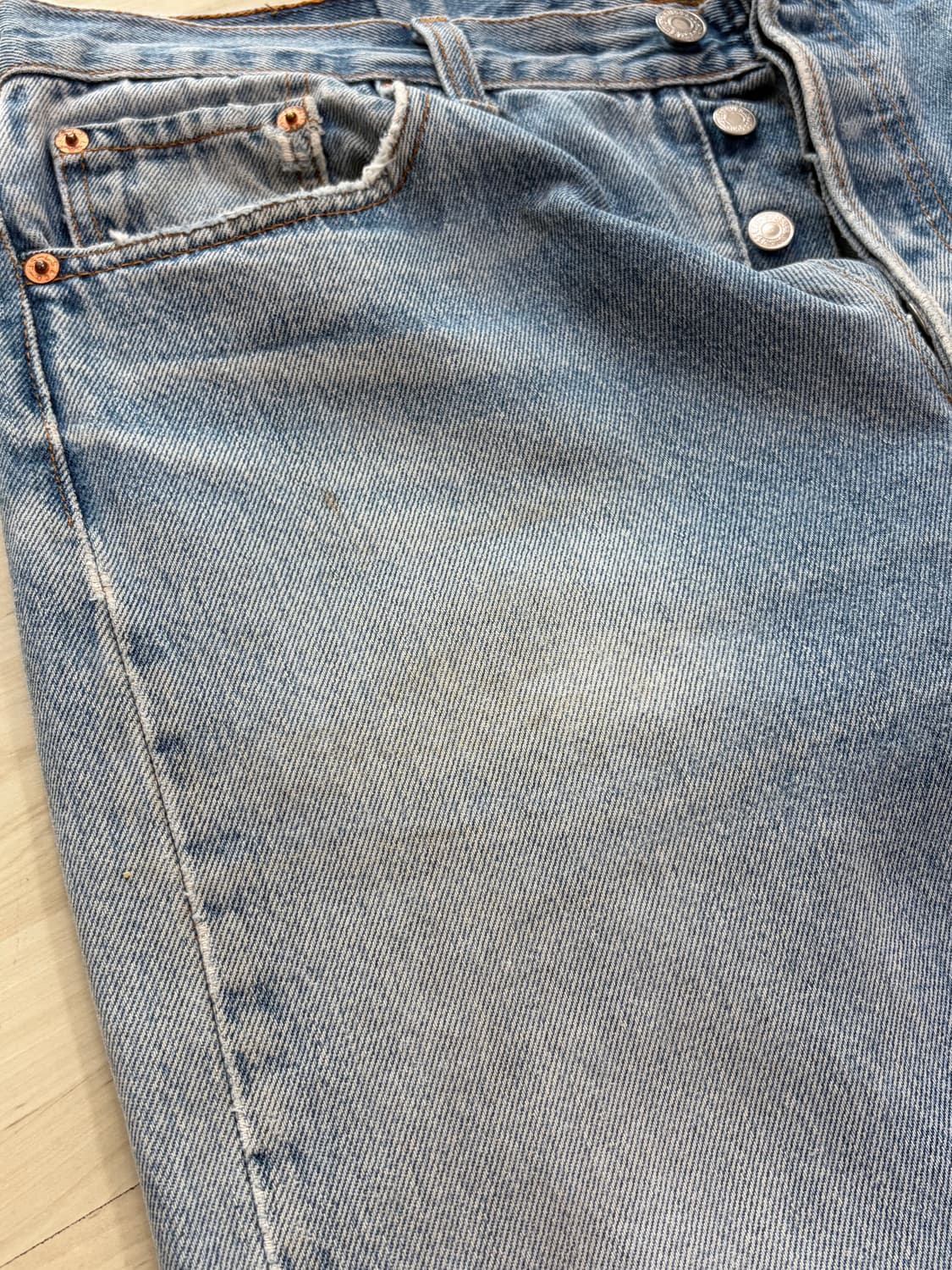 90s 리바이스 501xx made in usa (실 32-33) 상품이미지6