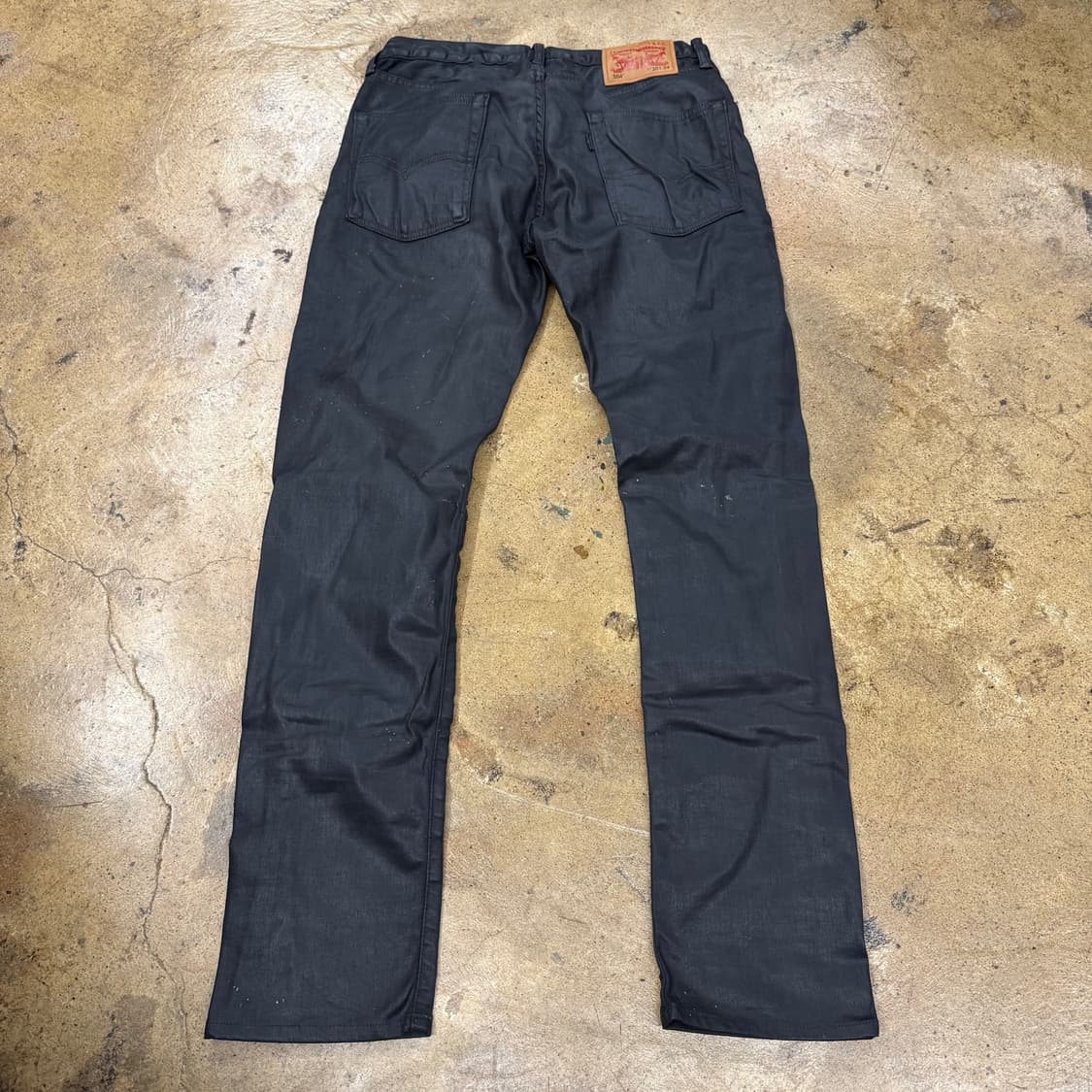 [정품/W30,L34] 리바이스 504 블랙 코팅진 b8 상품이미지3