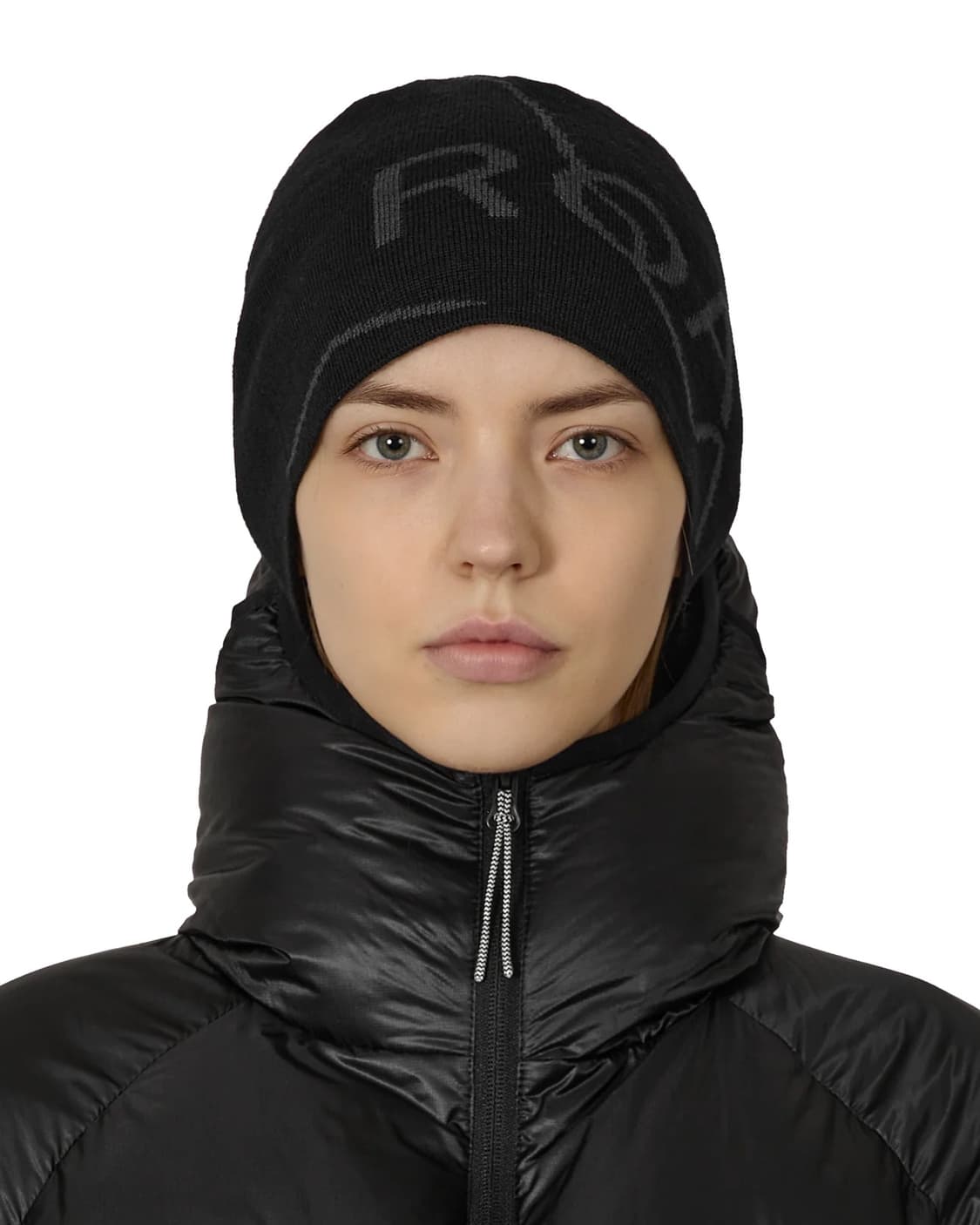 로아 하이킹 25fw 로고 울 비니/블랙 상품이미지4