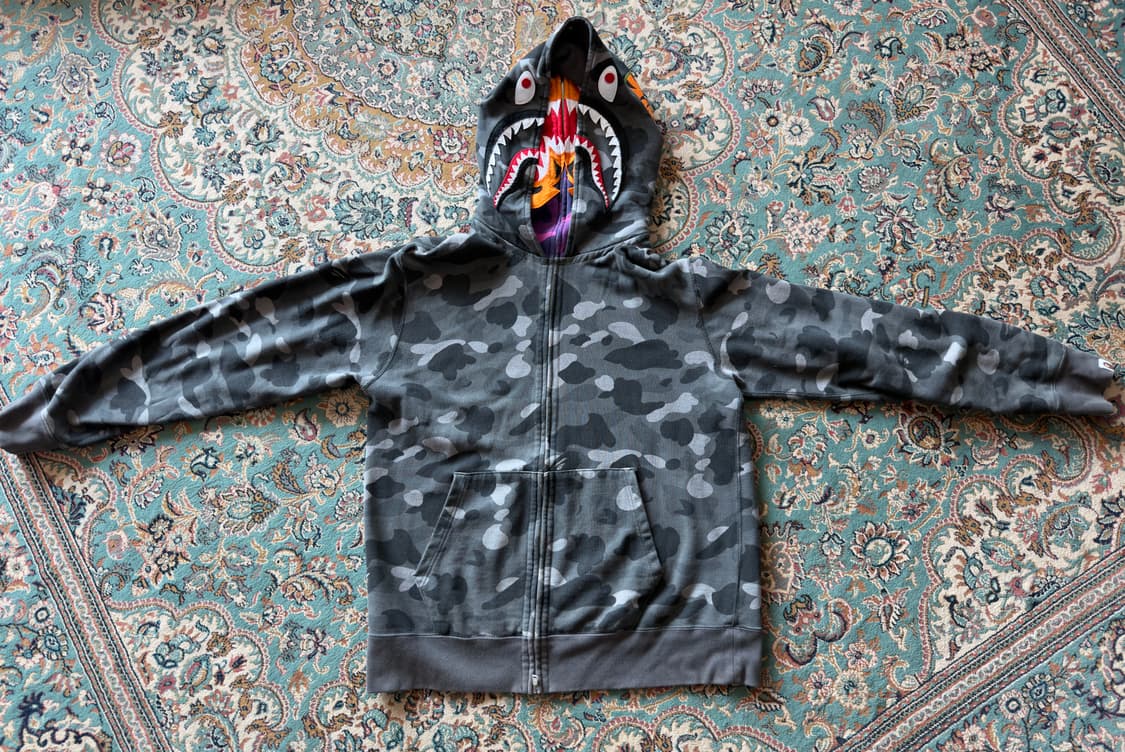 베이프 카모 더블 후드 상품이미지2