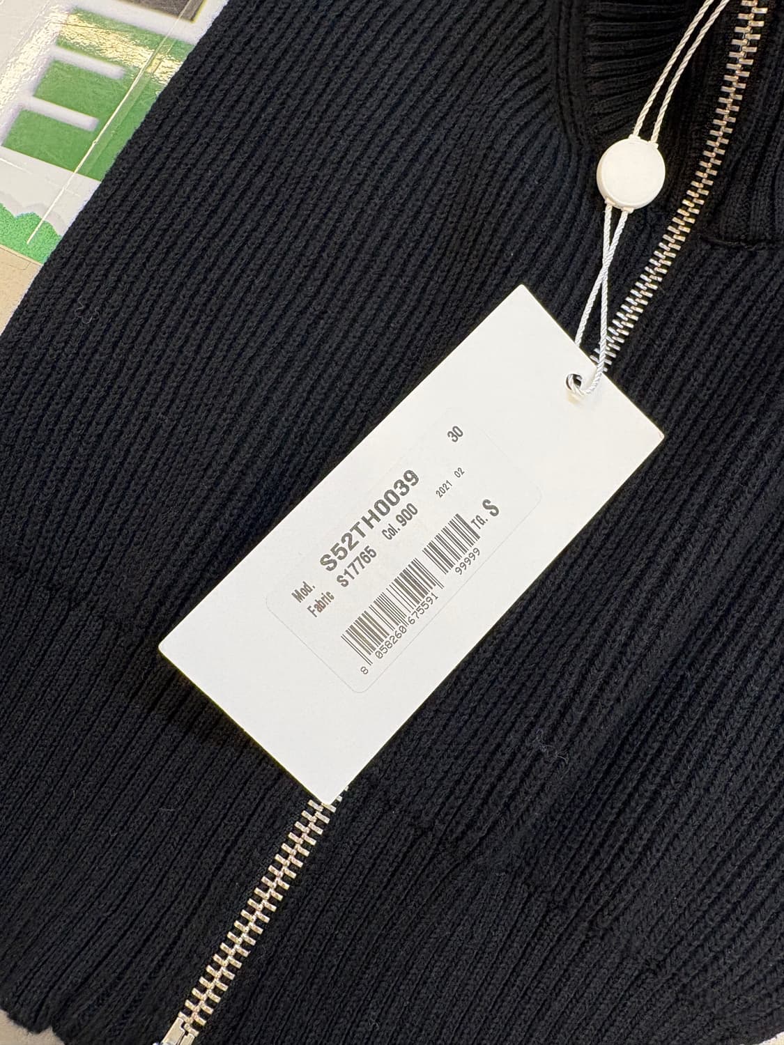 엠엠식스 립 하프집 니트 워머 상품이미지7