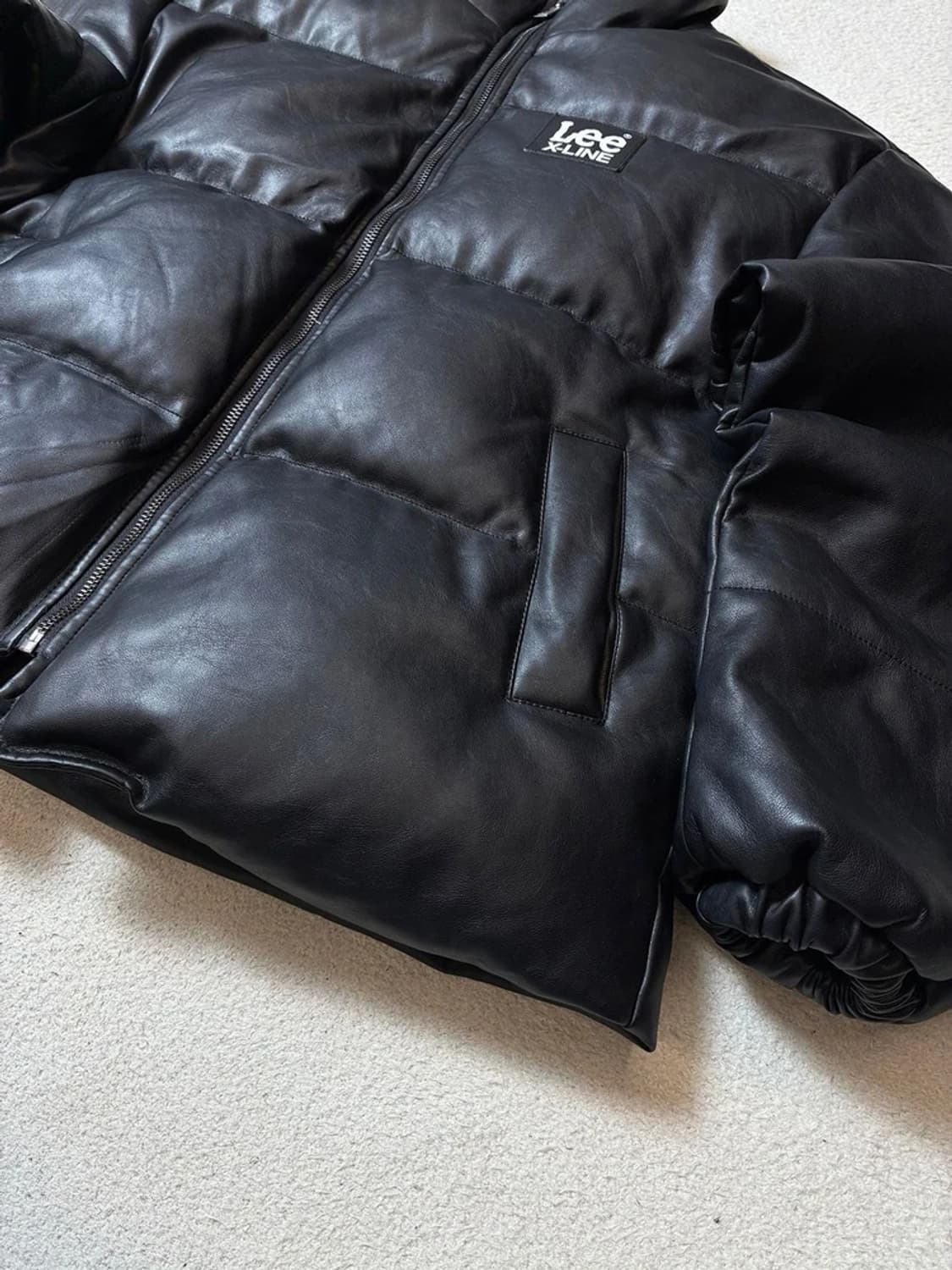 Lee 리 X-Line 레더 푸퍼 패딩 PN7814 상품이미지4