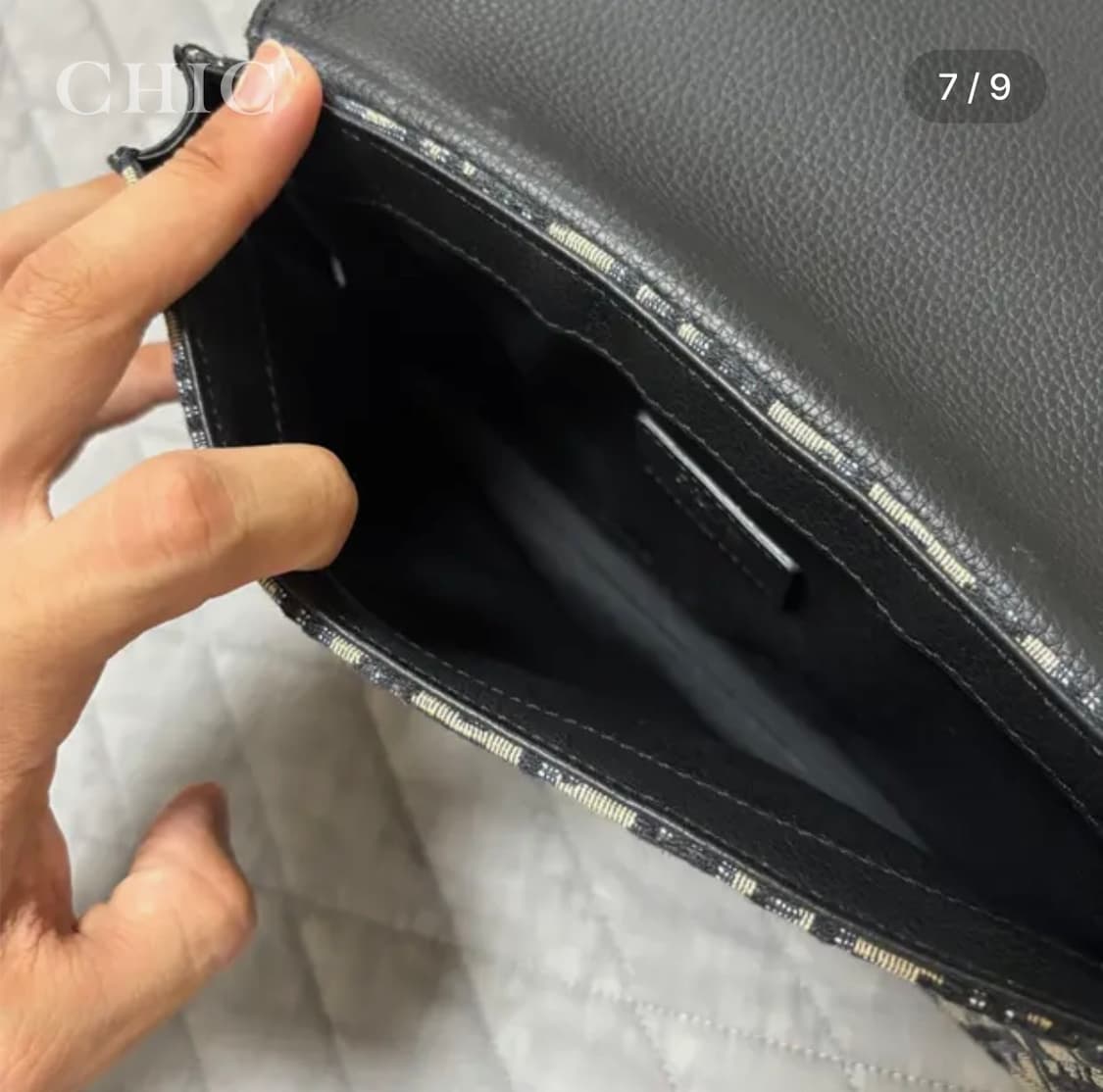 디올 오블리크 새들 파우치 백 (한정판) 상품이미지7