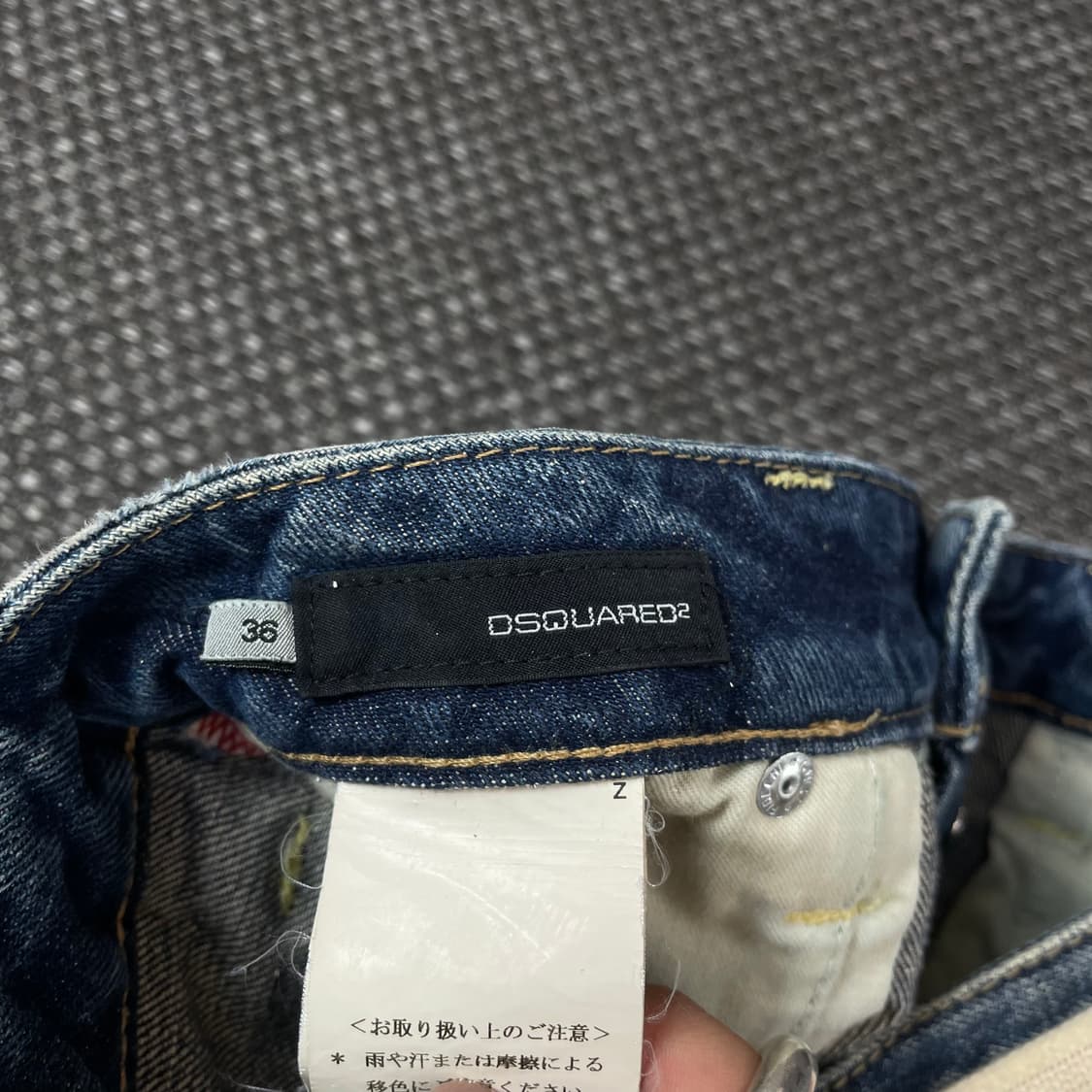 (28) 디스퀘어드2 빈티지 데미지 단추포인트 미니 스커트 상품이미지6