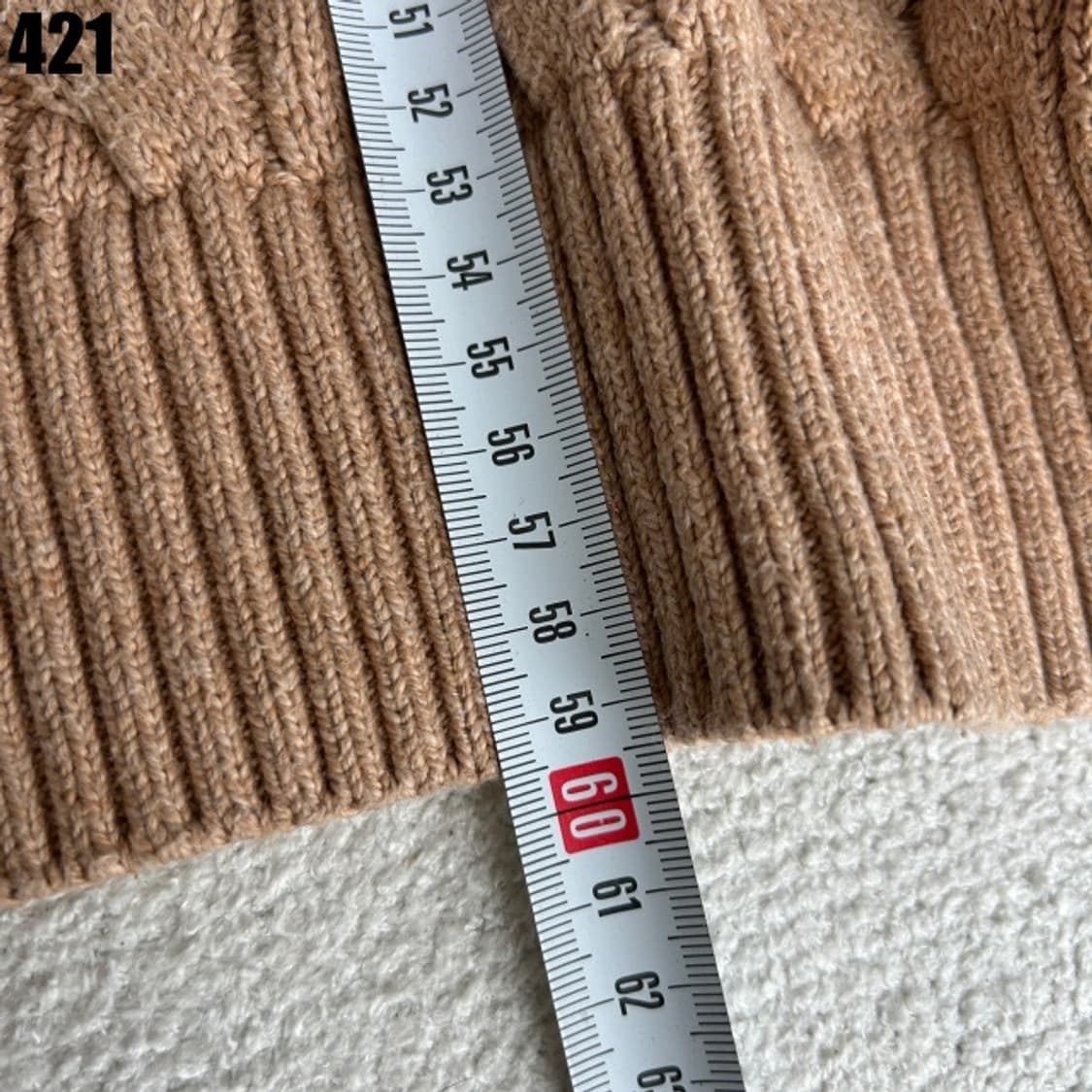 폴로 케이블 니트 브라운  상품이미지5