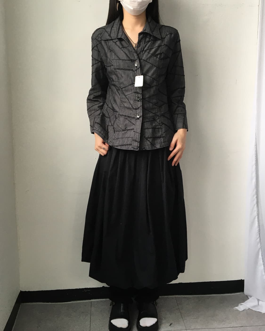 Pattern point shirt 상품이미지4