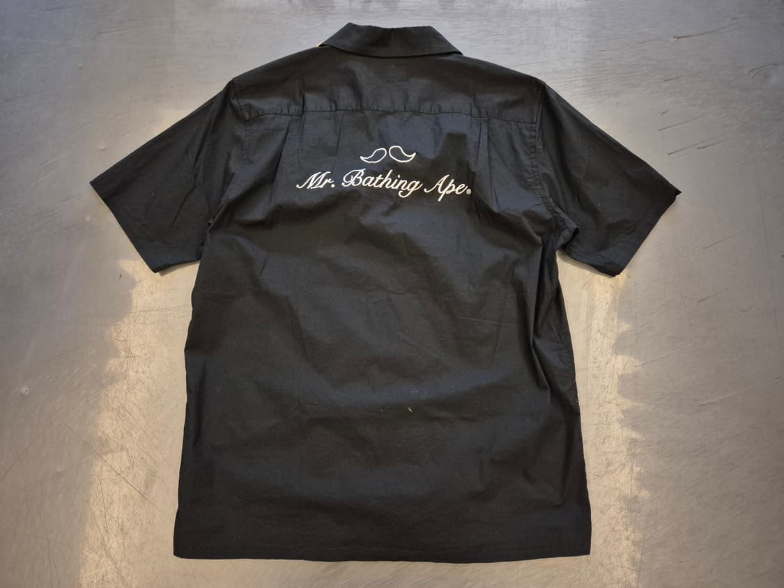 BAPE Mr. Bathing Ape 오픈카라 셔츠 상품이미지1