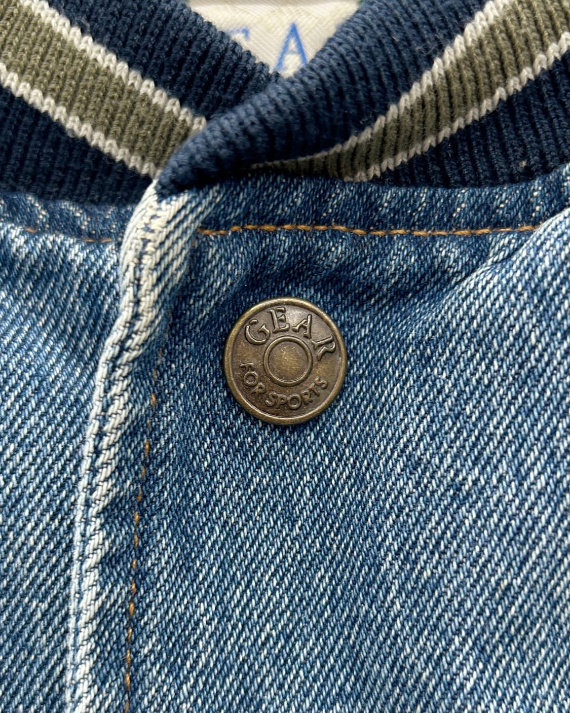 기어 스포츠 GEAR Sports 00s 데님 바시티 자켓 상품이미지5