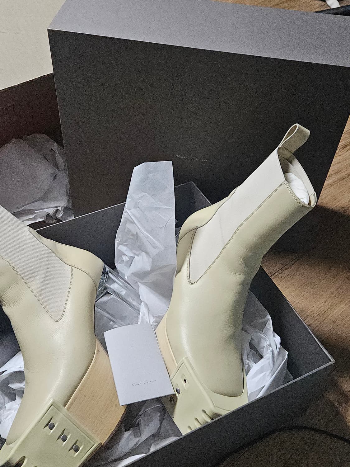 릭오웬스 키스부츠 흰 44 상품이미지1