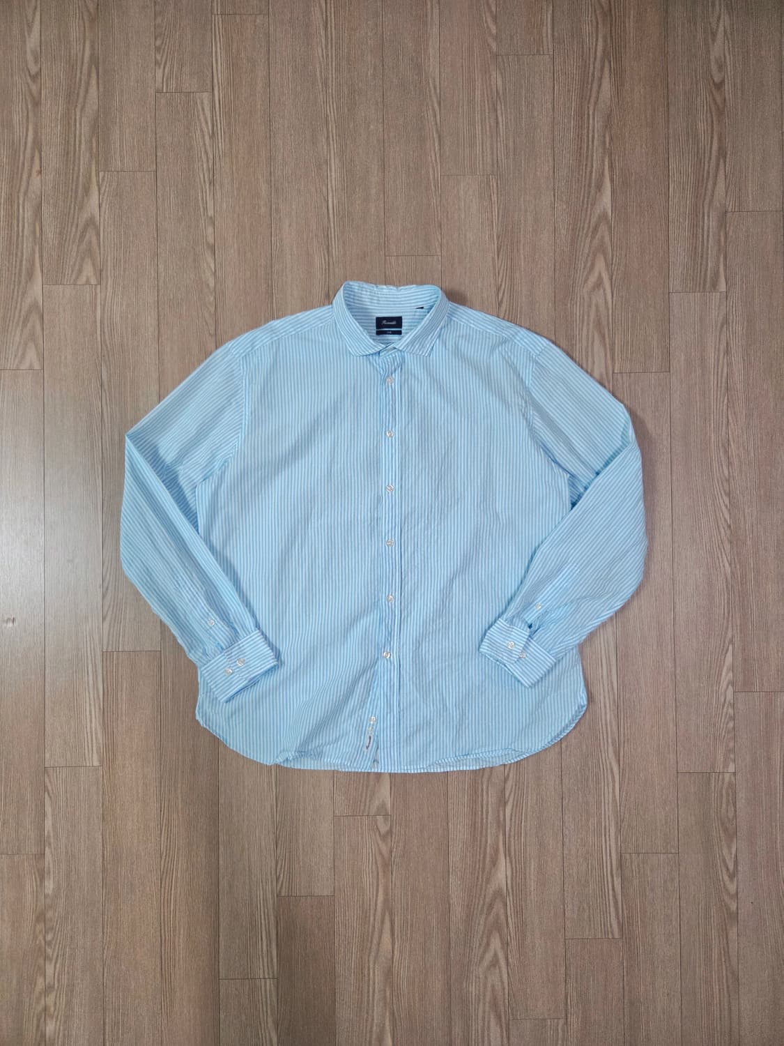 Faconnable 파쏘나블 블루 스트라이프 셔츠 상품이미지1