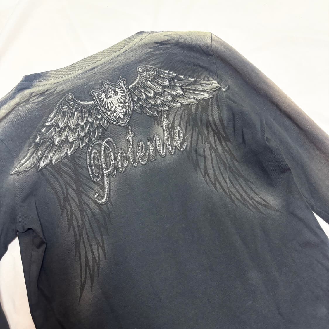 빈티지 y2k 오리엔탈 그런지 갸루 그래픽 티셔츠 상품이미지4