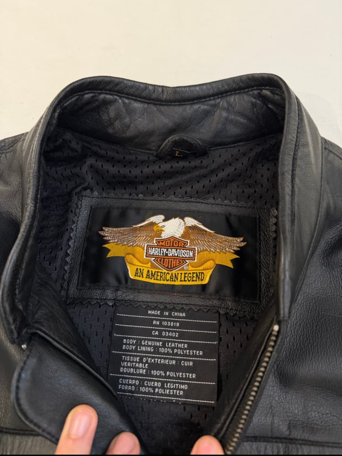 할리데이비슨 가죽자켓 L  105판매 상품이미지4