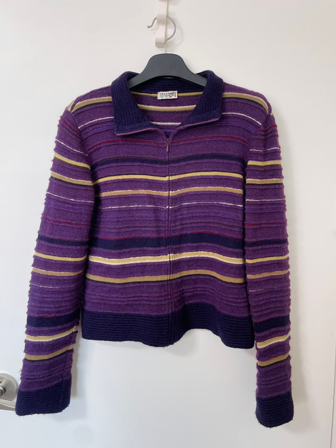 미쏘니 스포츠 니트집업 스프라이트 상품이미지1