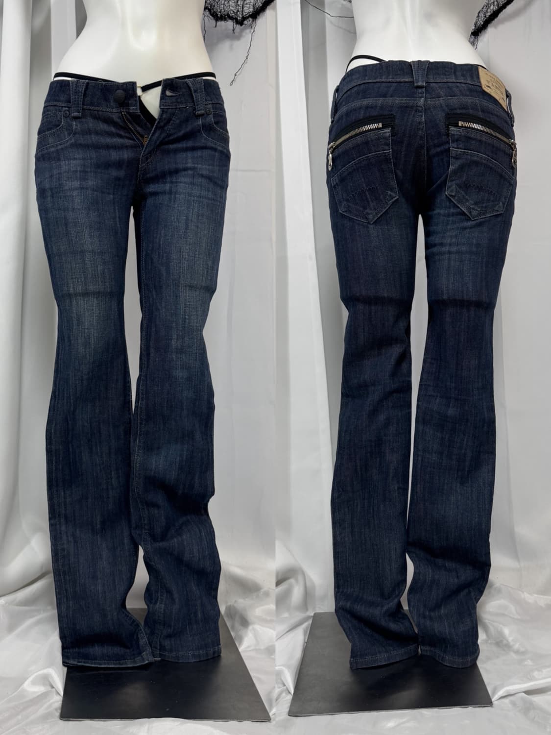 denim zipper pants 상품이미지1