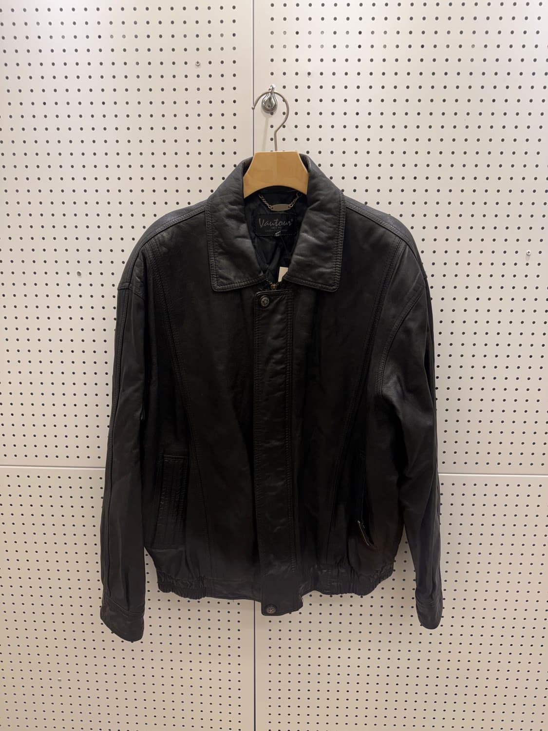 반투어 빈티지 레더 블루종 자켓 U903 상품이미지2