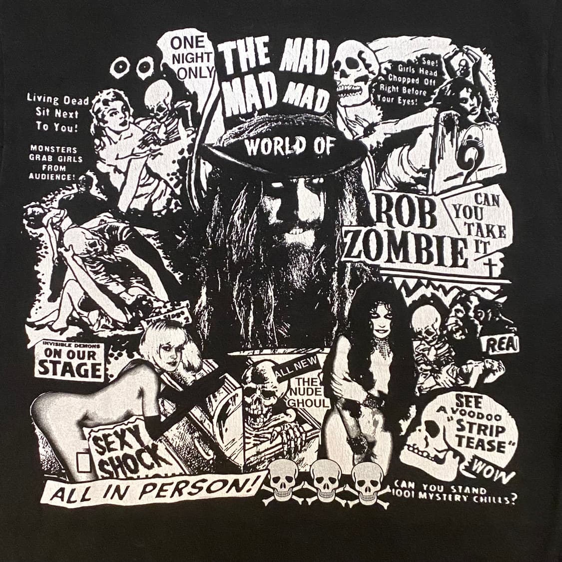 미국 빈티지 가수 롭 좀비 ROB ZOMBIE 락티셔츠 반팔티 상품이미지6