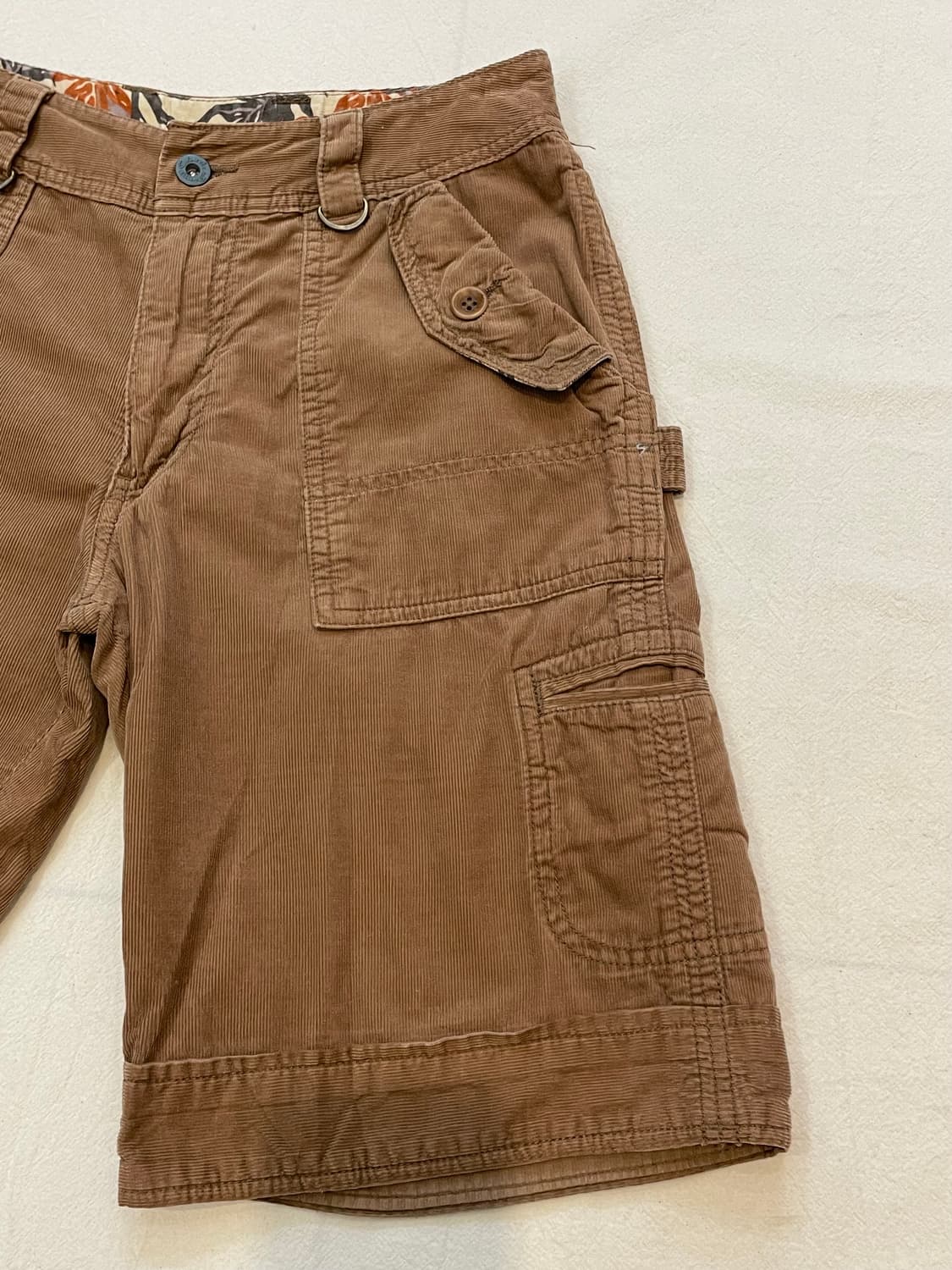 일본빈티지 코듀로이 디테일반바지 상품이미지3