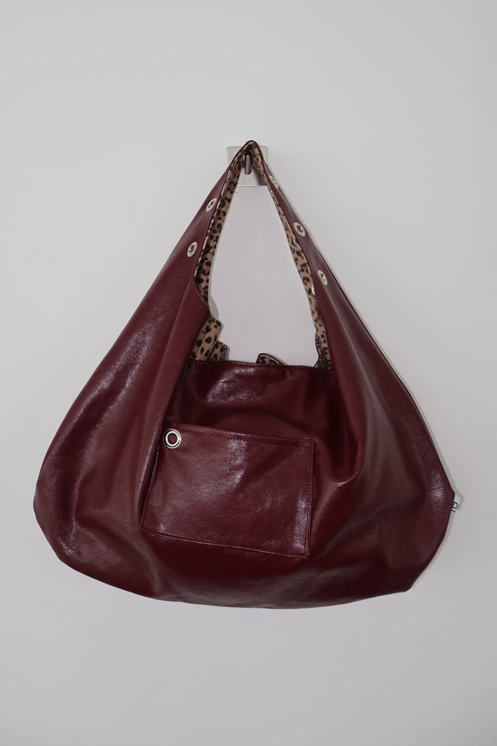 depc 뎁크 아일릿 레더백 버건디 상품이미지1