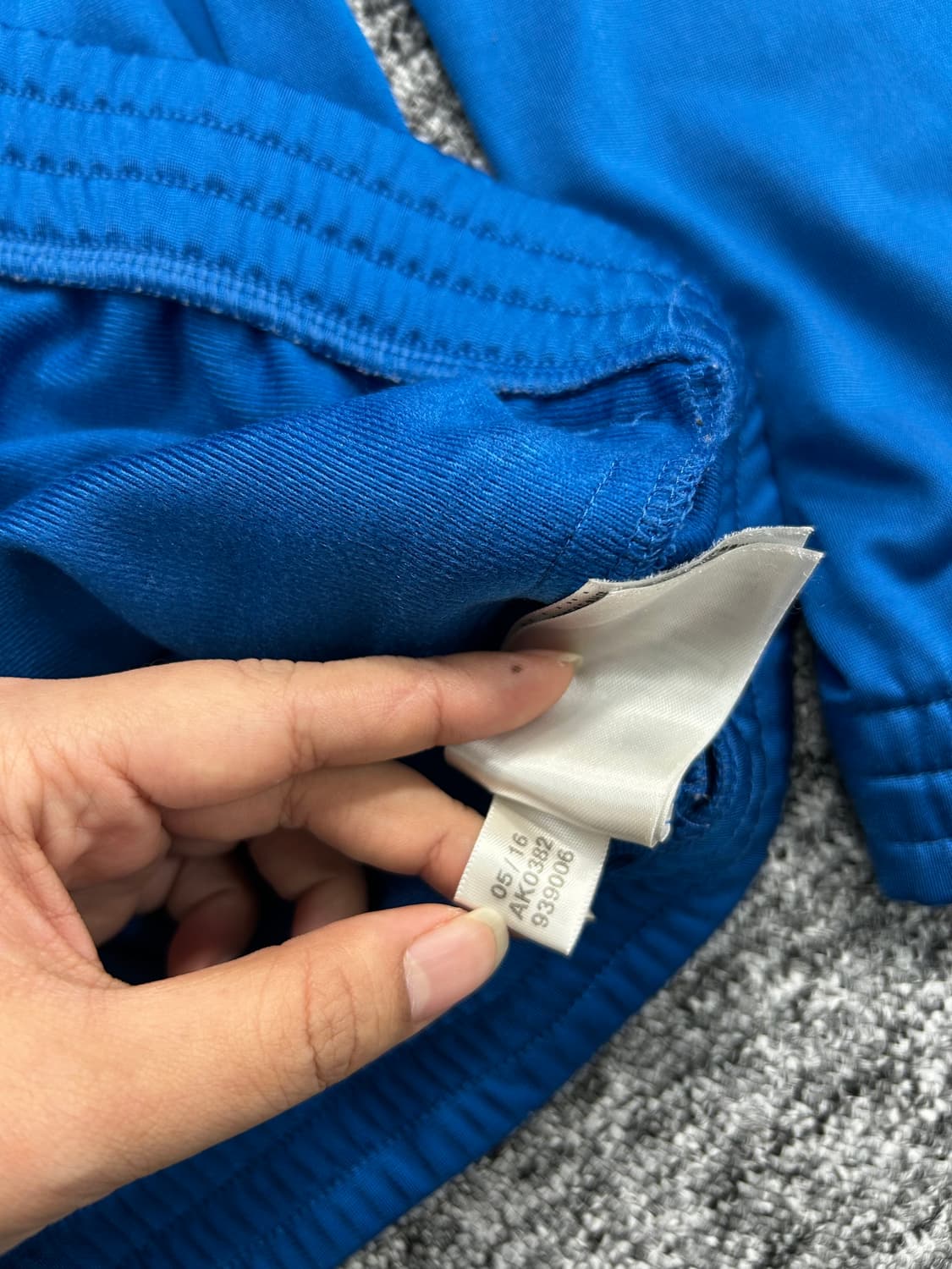 아디다스 블루 트랙탑 져지 L 상품이미지7