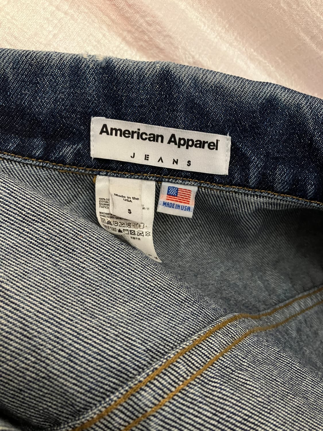 American Apparel 아메리칸 어패럴 데님 자켓 S사이즈 상품이미지3
