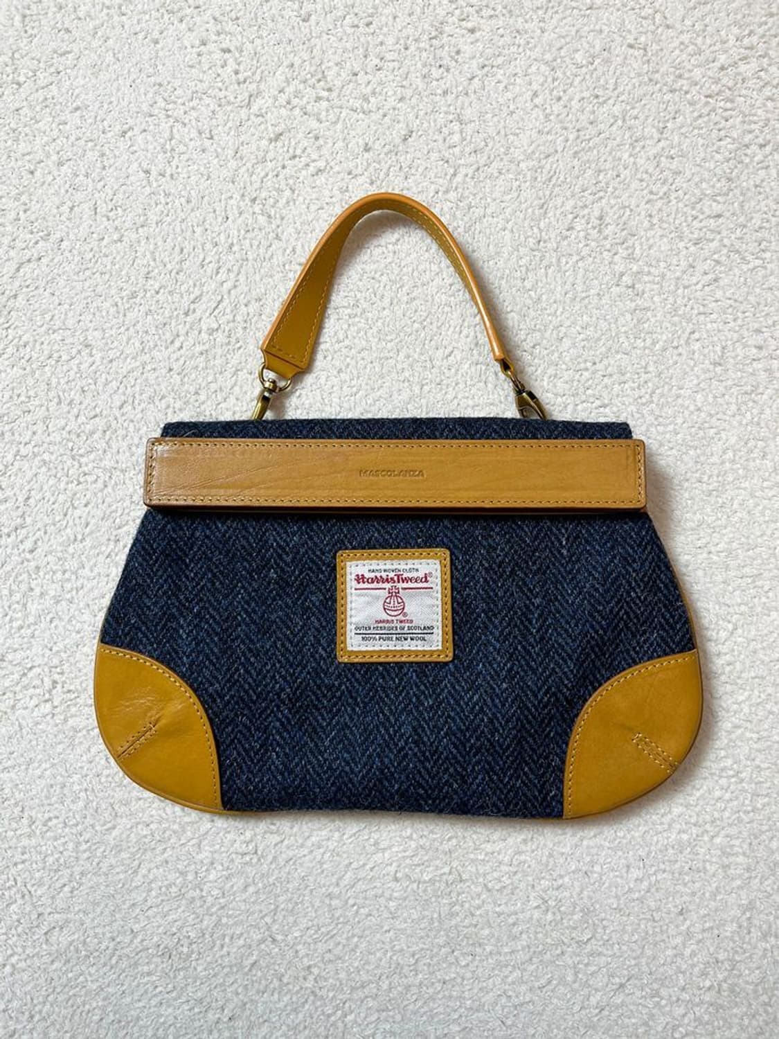 MASCOLANZA X 해리스트위드 헤링본 핸드백 A1746 상품이미지1