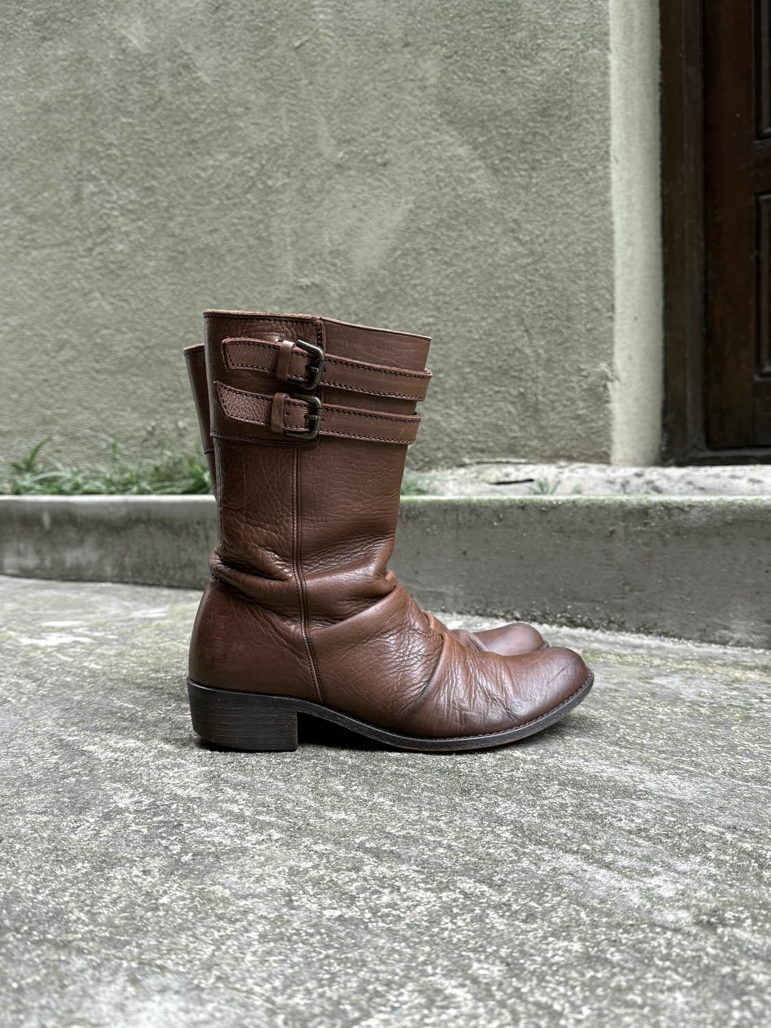 JPN 레더 링클 부츠 상품이미지4