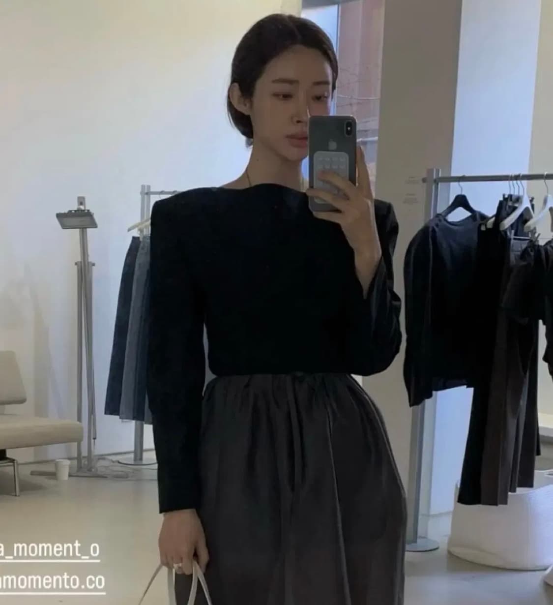 아모멘토 투웨이 보트넥 탑 상품이미지2