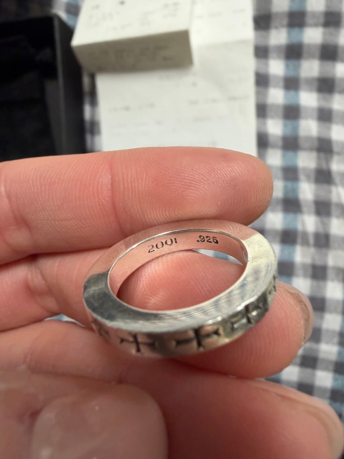 크롬하츠 퍽유링 3mm us6호 상품이미지4