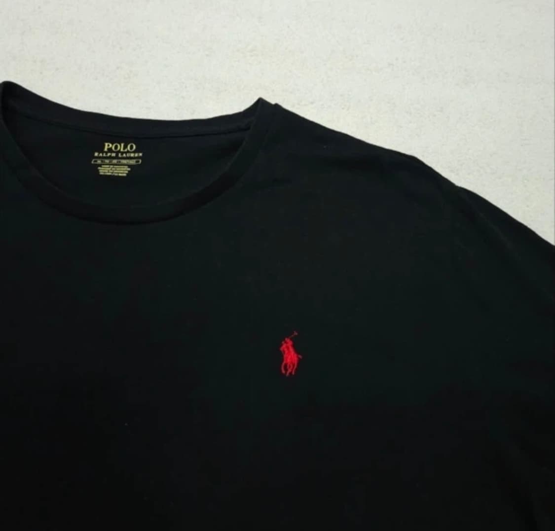 폴로 랄프로렌 블랙 티셔츠 XL 상품이미지3