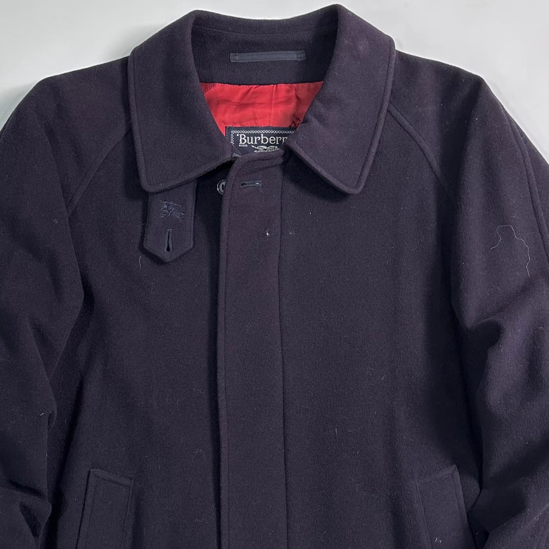 90s 버버리 울 블루종 자켓 상품이미지2
