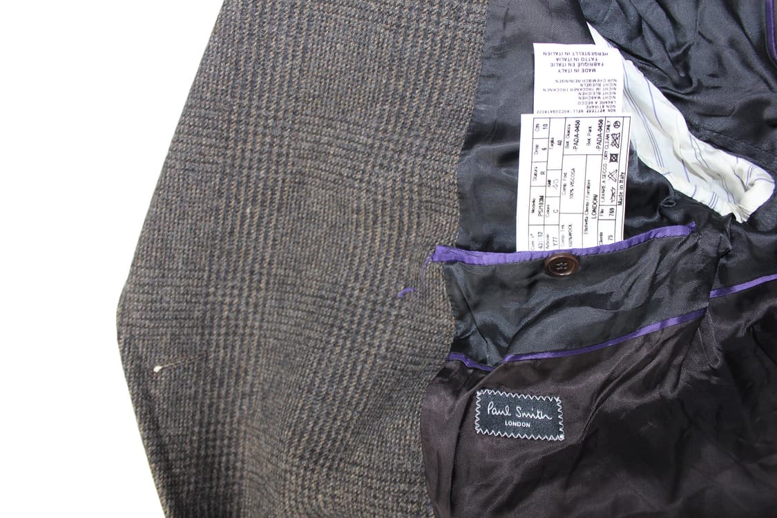 폴스미스 퓨어울 글렌체크 코트 상품이미지10