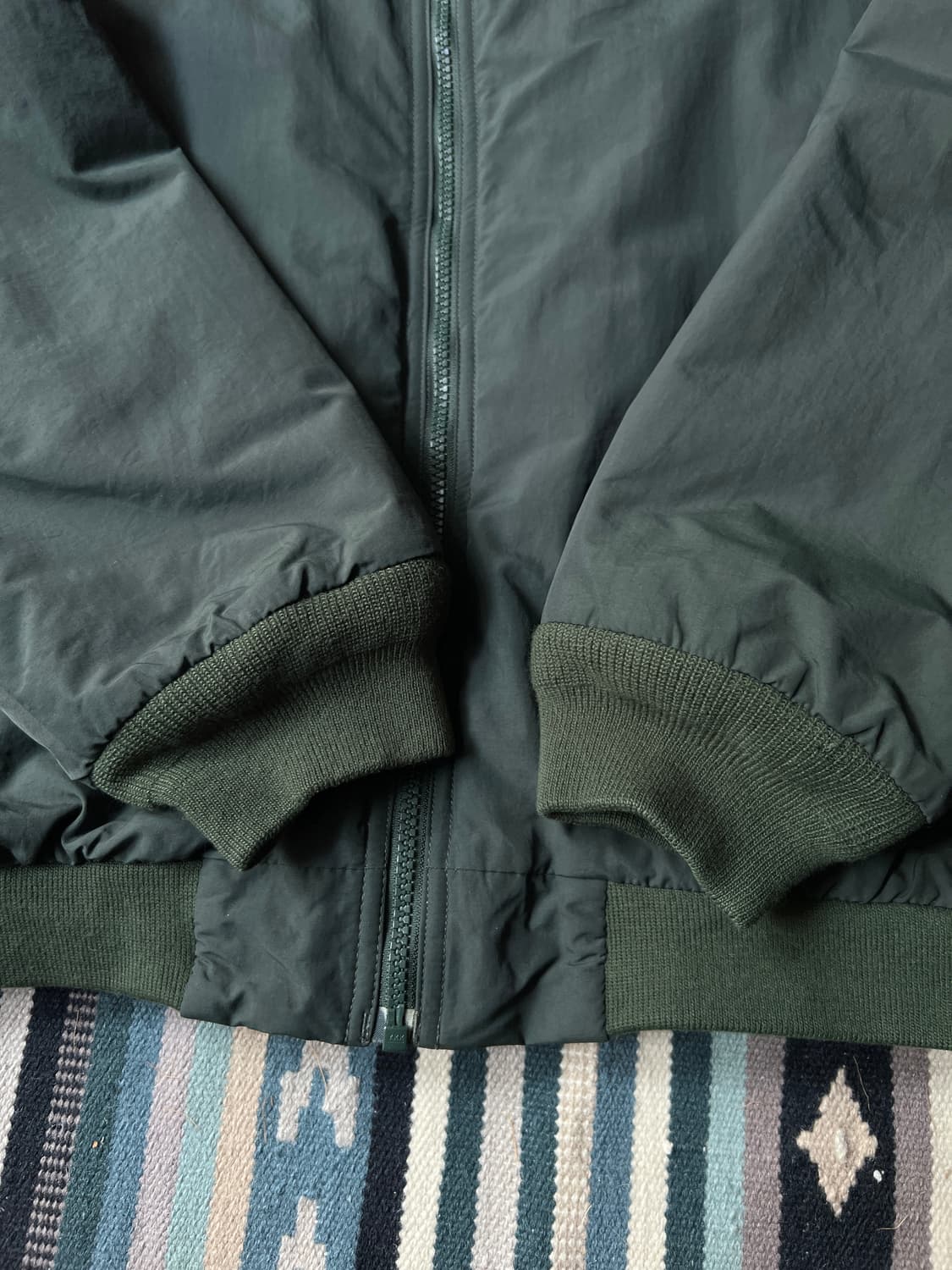 [XL]엘엘빈 USA 빈티지그린 플리스 웜업 자켓 상품이미지5