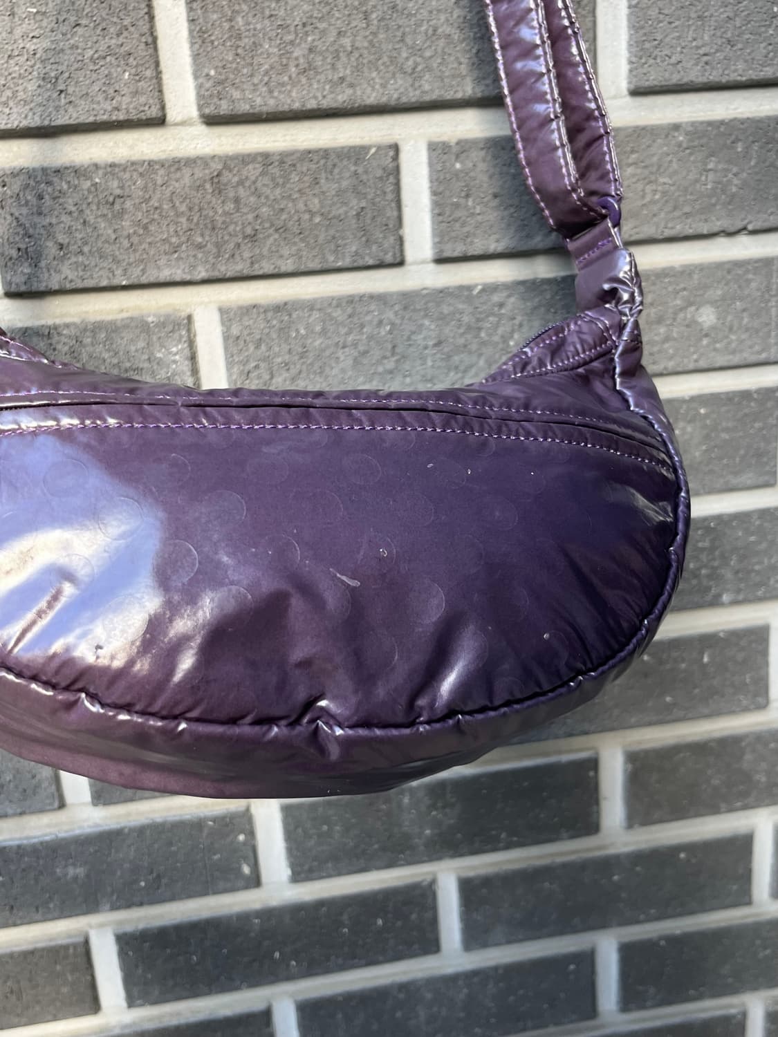 PORTER 포터 도트 호보백 퍼플 상품이미지4