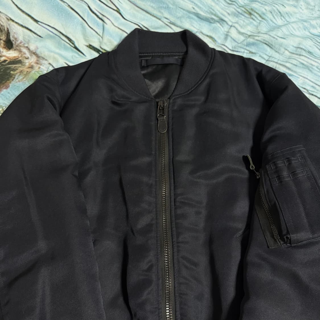 [2]코모리 실크 나일론 MA-1 상품이미지8