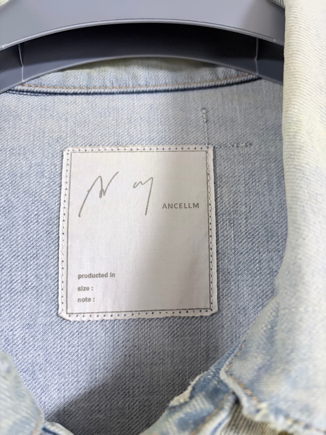 ancellm 안셀름 데님자켓 블리치 상품이미지3