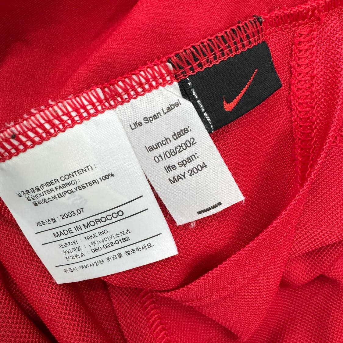 M 나이키 맨체스터 유나이티드 02시즌 보다폰 유니폼 상품이미지8