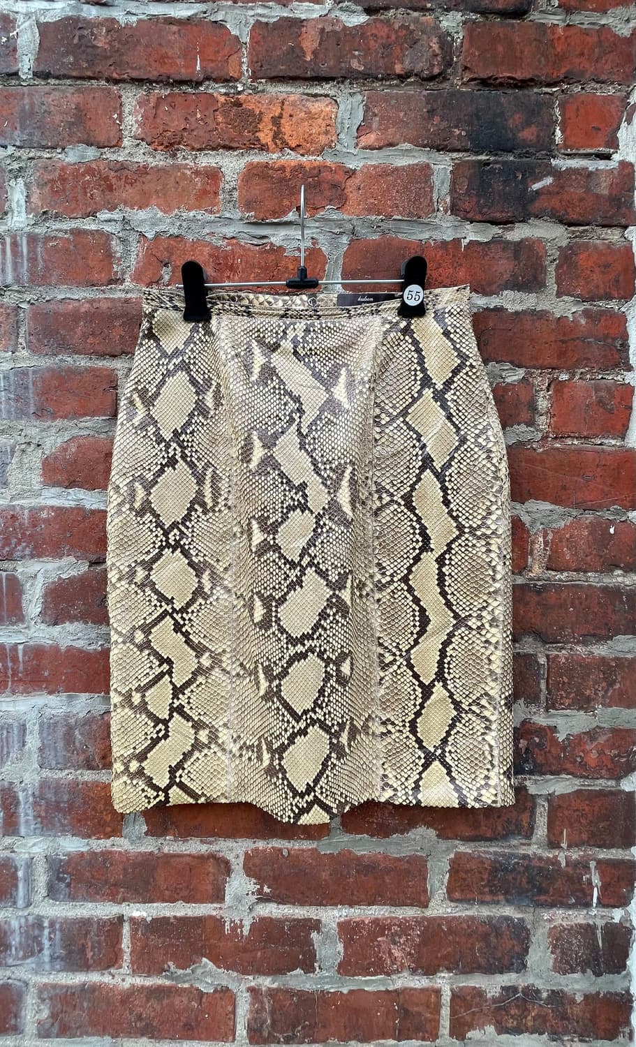 Kulson  이태리 리얼 파이톤 스커트 상품이미지1