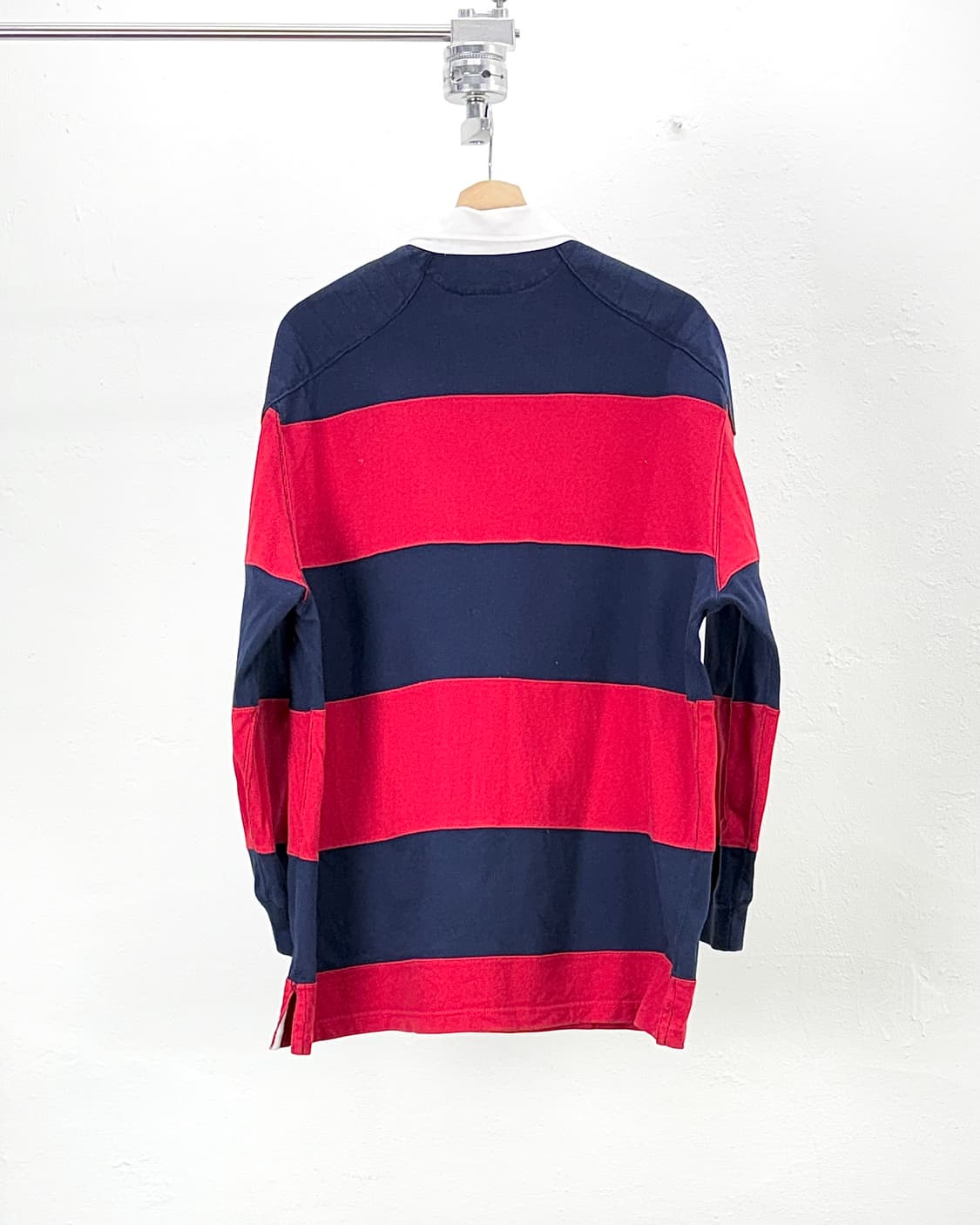 폴로 랄프로렌 엘보 패치 스트라이프 포니 럭비 셔츠 상품이미지6