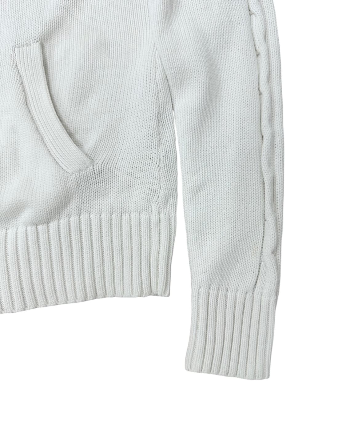 폴로 니트집업 화이트 (여성M) 상품이미지6