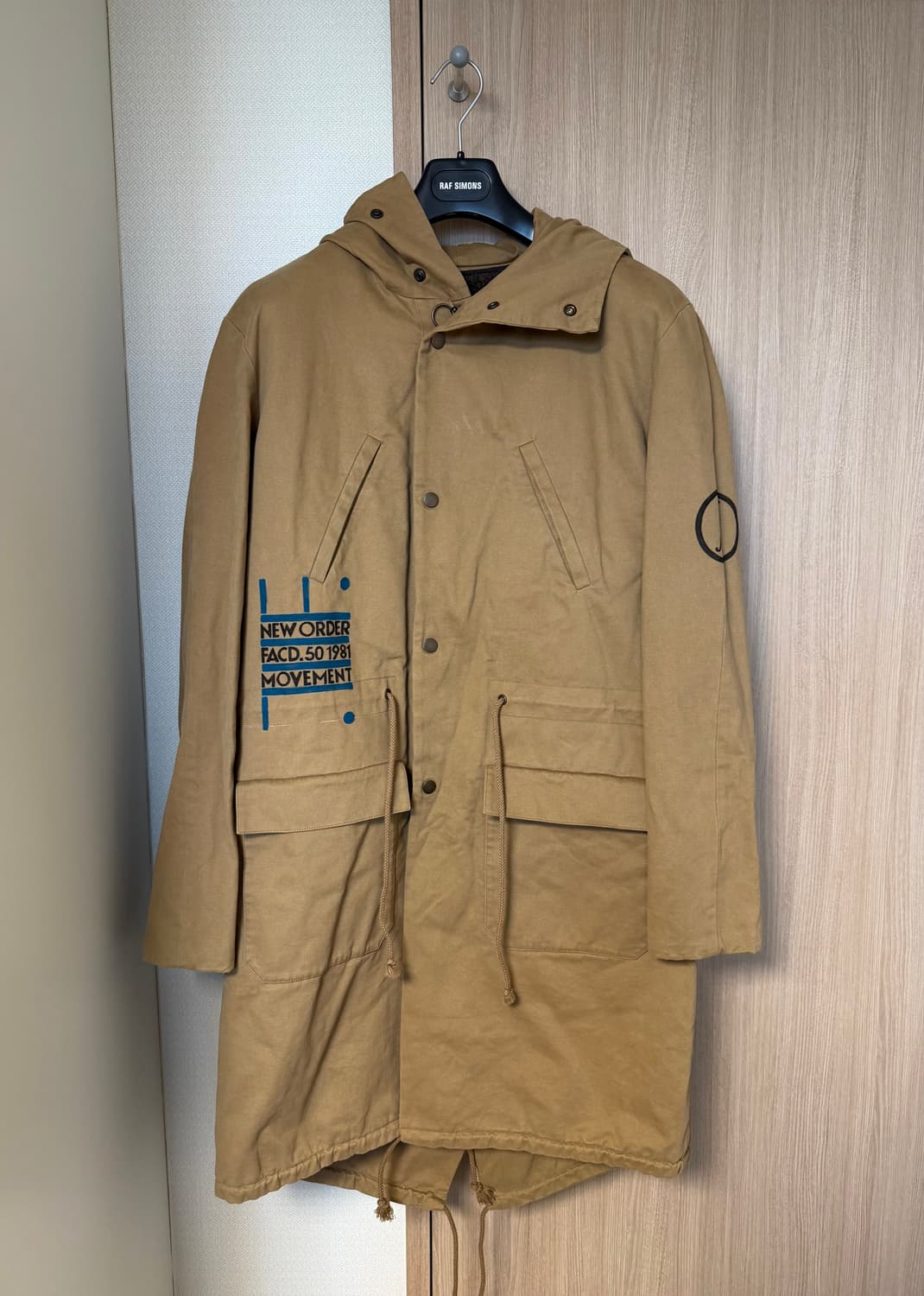 라프시몬스 아카이브 리덕스 03 ‘closer’ 뉴오더 파카 상품이미지2