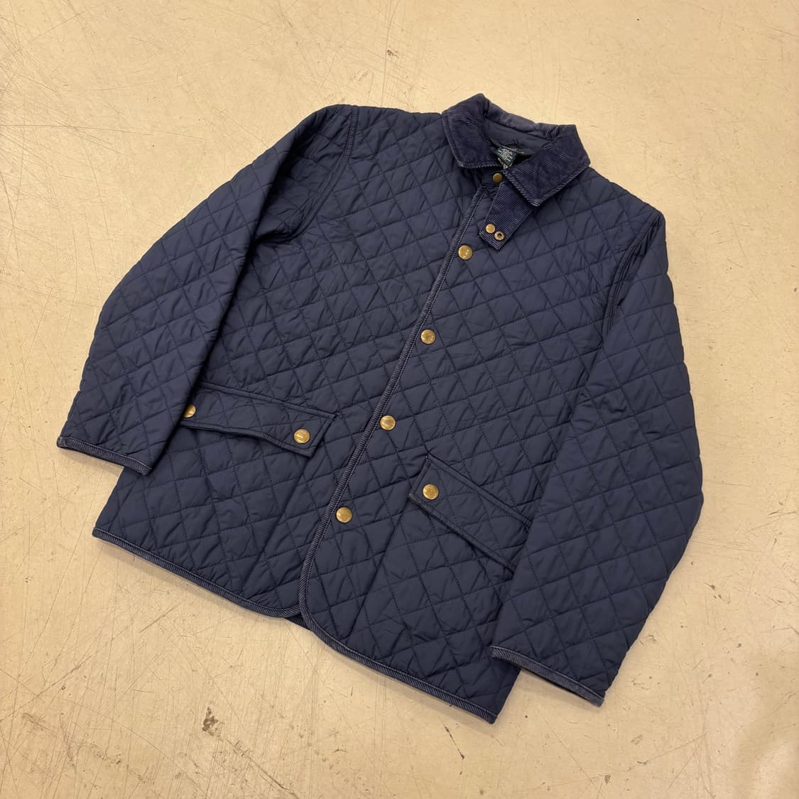 폴로 랄프로렌 네이비 퀼팅 자켓 상품이미지1